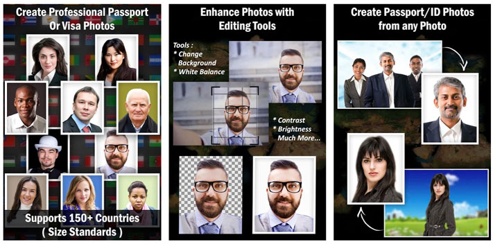 passport size photo editor apps