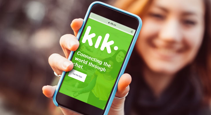 kik messenger login in online